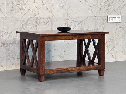 Belmont - X Frame Coffee Table - Brown