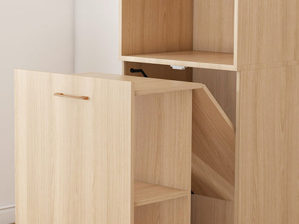 Stretchable Office Desk With Storage Shelves And Mobile Wheels