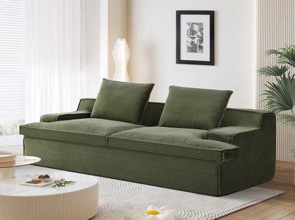 Nimbus - Oversized Full Foam 4 Seater Couch For Living Room Upholstered In Soft, Wide Armrests